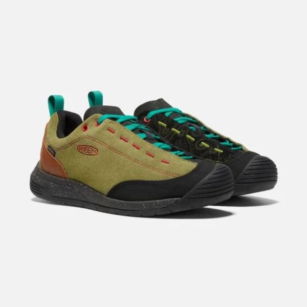 Keen | Men's Jasper II Waterproof Shoe-Pollen/Black Paisley