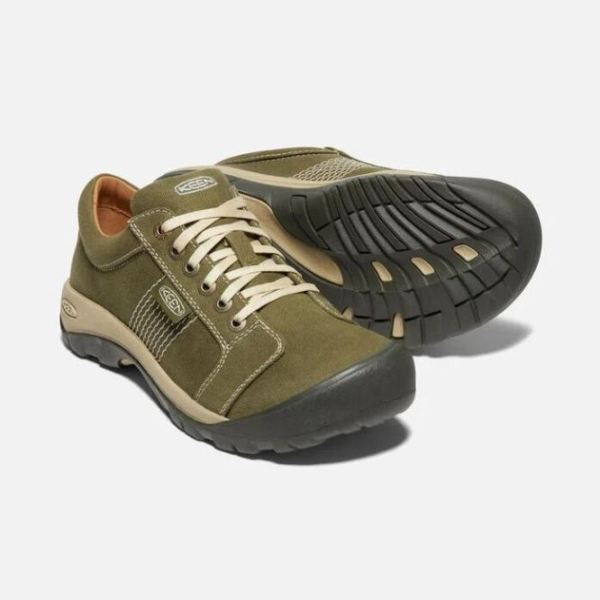 Keen | Men's Austin Canvas-Military Olive/Safari