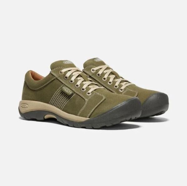 Keen | Men's Austin Canvas-Military Olive/Safari