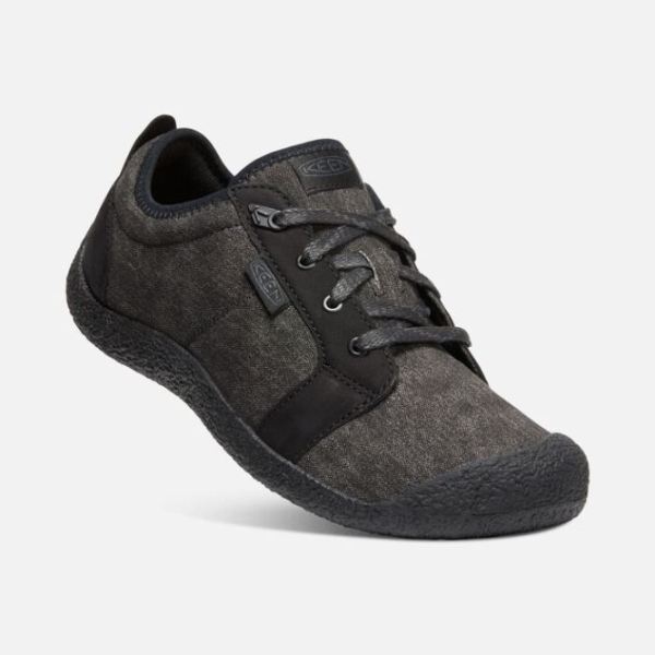 Keen | Men's Howser Canvas Lace-Up-Black/Black