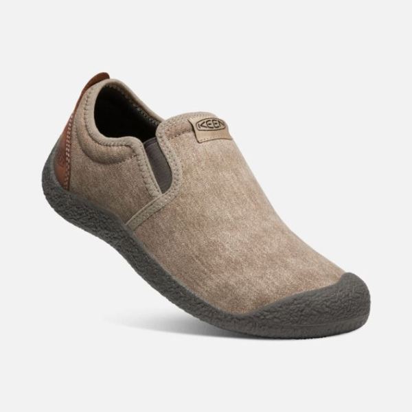 Keen | Men's Howser Canvas Slip-On-Timberwolf/Bison