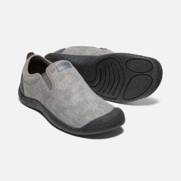 Keen | Men's Howser Canvas Slip-On-Steel Grey/Magnet
