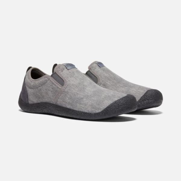 Keen | Men's Howser Canvas Slip-On-Steel Grey/Magnet