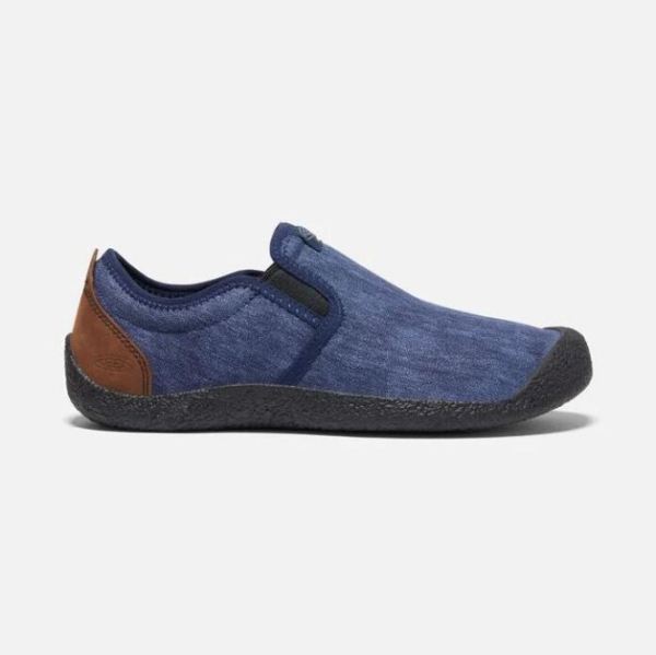 Keen | Men's Howser Canvas Slip-On-Black Iris/Bison