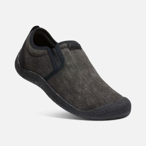 Keen | Men's Howser Canvas Slip-On-Black/Black