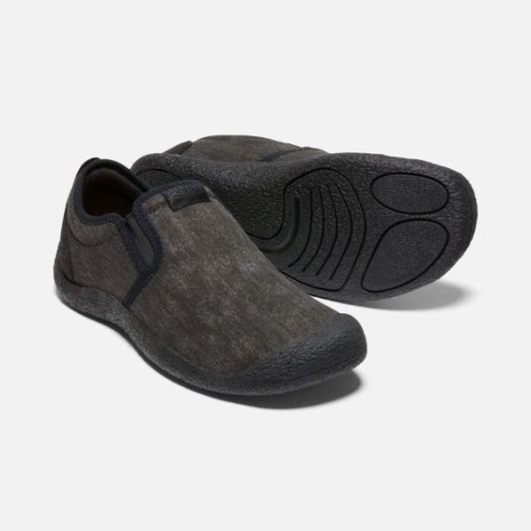 Keen | Men's Howser Canvas Slip-On-Black/Black