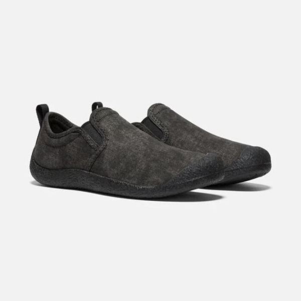 Keen | Women's Howser Canvas Slip-On-Black/Black