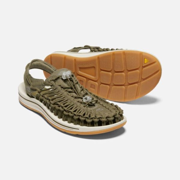 Keen | Men's UNEEK Canvas-Military Olive/Timberwolf