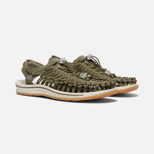 Keen | Men's UNEEK Canvas-Military Olive/Timberwolf