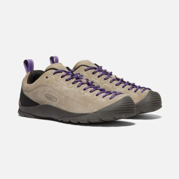 Keen | Women's Jasper Suede Sneakers-Brindle/Tillandsia Purple