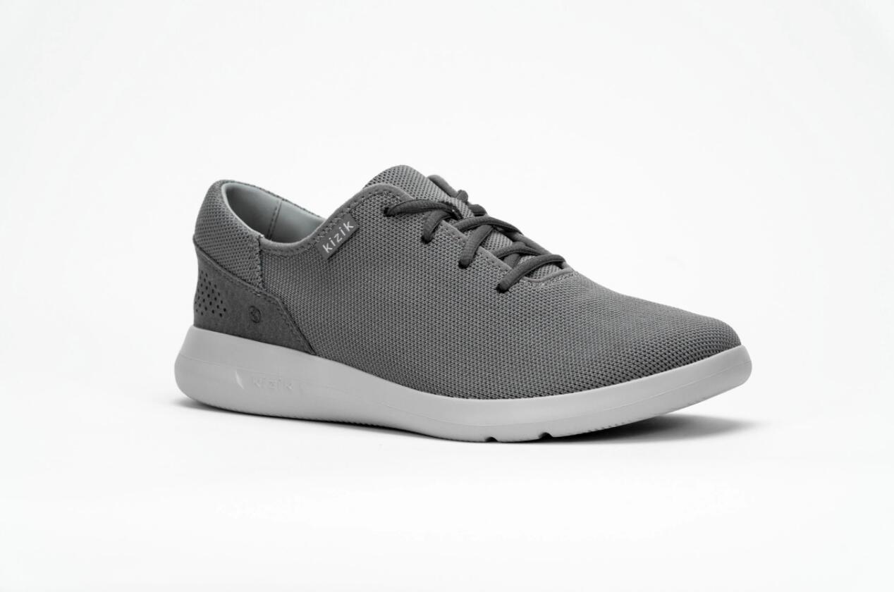 Kizik Women's Madrid Eco-Knit-Light Grey (Grey Outsole)