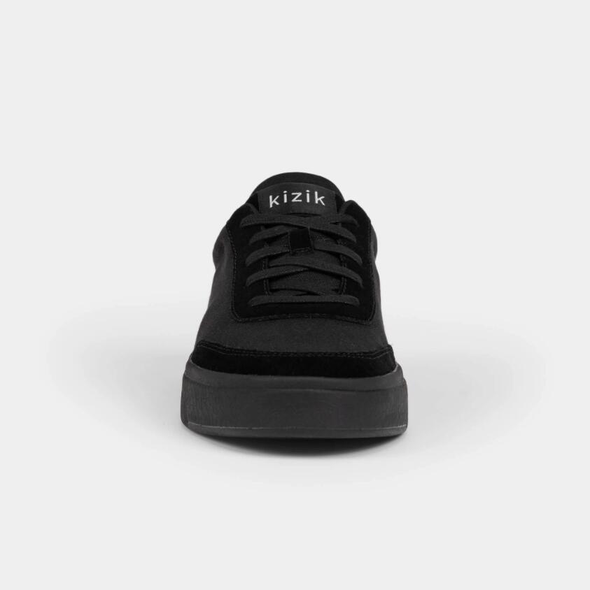 Kizik Men's Prague-Black (Black Outsole)