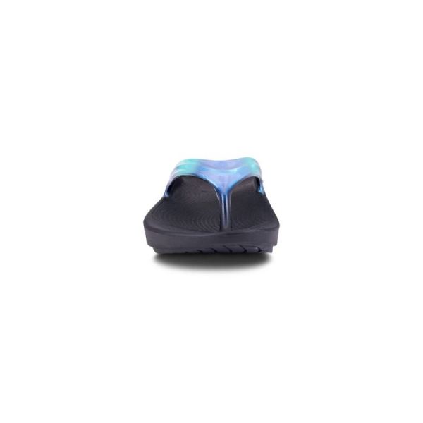 OOFOS WOMEN'S OOLALA LUXE SANDAL - ATLANTIS