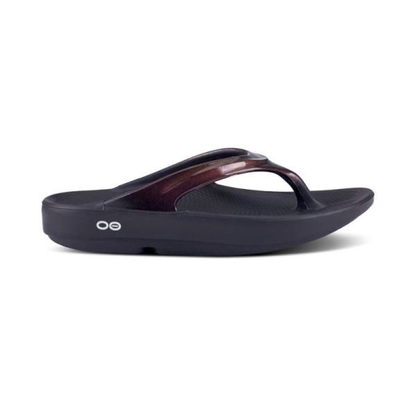 OOFOS WOMEN'S OOLALA LUXE SANDAL - CABERNET