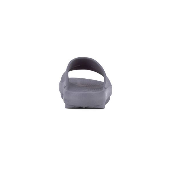 OOFOS WOMEN'S OOAHH SLIDE SANDAL - SLATE