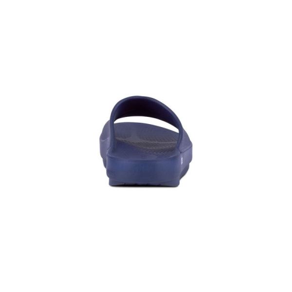 OOFOS WOMEN'S OOAHH SLIDE SANDAL - NAVY