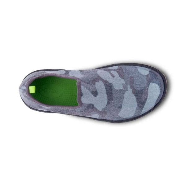 OOFOS WOMEN'S OOMG EEZEE LOW SHOE - BLACK CAMO