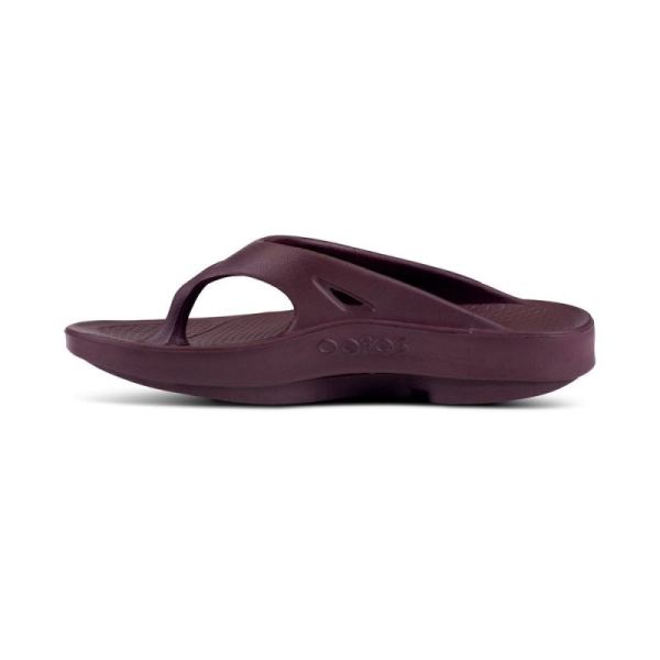 OOFOS WOMEN'S OORIGINAL SANDAL - CABERNET