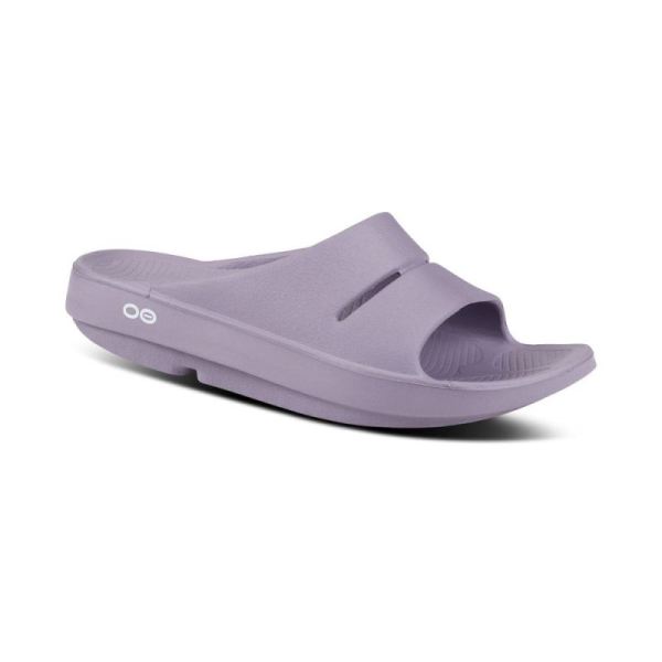 OOFOS WOMEN'S OOAHH SLIDE SANDAL - MAUVE