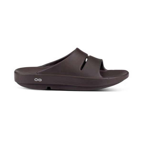 OOFOS WOMEN'S OOAHH SLIDE SANDAL - MOCHA