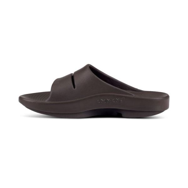 OOFOS WOMEN'S OOAHH SLIDE SANDAL - MOCHA