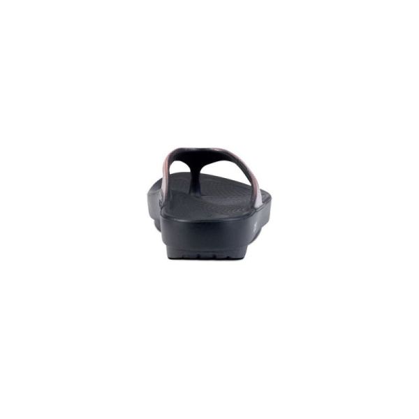 OOFOS WOMEN'S OOLALA LUXE SANDAL - ROSE SPARKLE