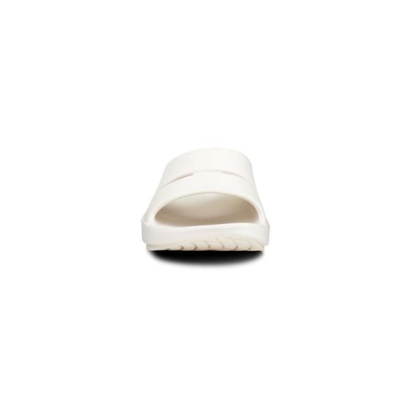 OOFOS WOMEN'S OOAHH SLIDE SANDAL - EGGNOG