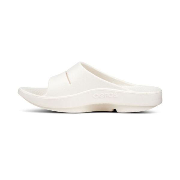 OOFOS WOMEN'S OOAHH SLIDE SANDAL - EGGNOG