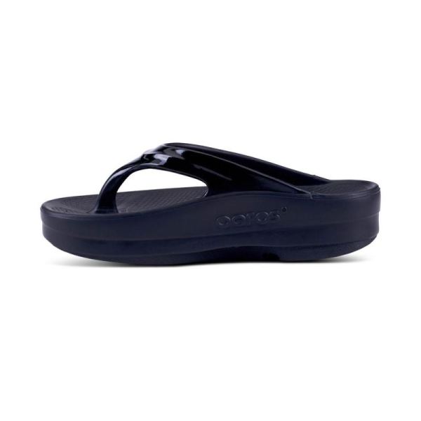 OOFOS WOMEN'S OOMEGA OOLALA SANDAL - BLACK