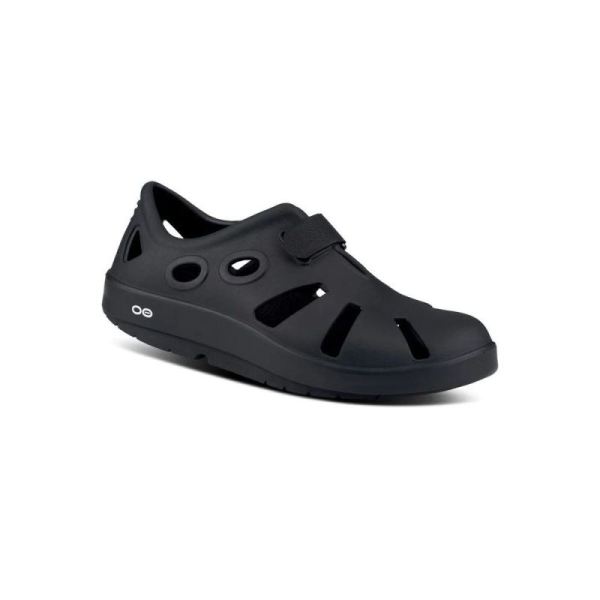 OOFOS MEN'S OOCANDOO SANDAL - BLACK