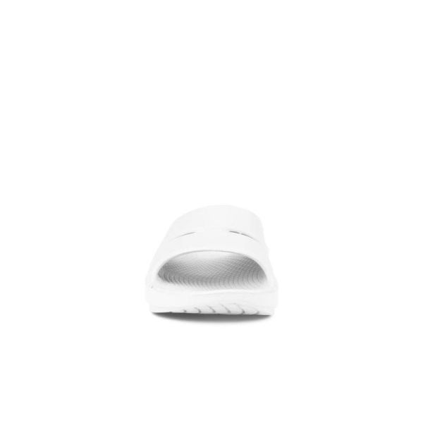 OOFOS MEN'S OOAHH SLIDE SANDAL - WHITE