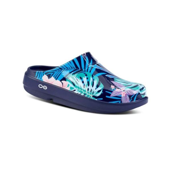 OOFOS WOMEN'S OOCLOOG LIMITED EDITION CLOG - HAWAIIAN FLORA