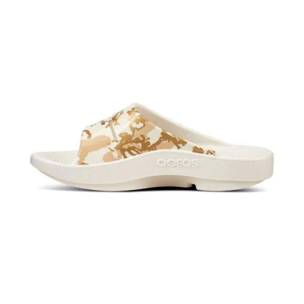 OOFOS WOMEN'S OOAHH LIMITED SLIDE SANDAL - SAHARA GOLD