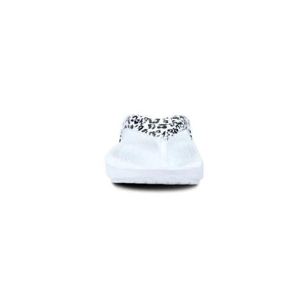 OOFOS WOMEN'S OOLALA LIMITED SANDAL - SNOW LEOPARD