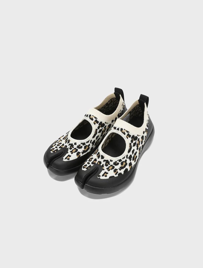Free Shipping | Tabi Sandal Women - White Leopard