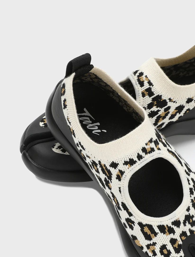 Free Shipping | Tabi Sandal Women - White Leopard