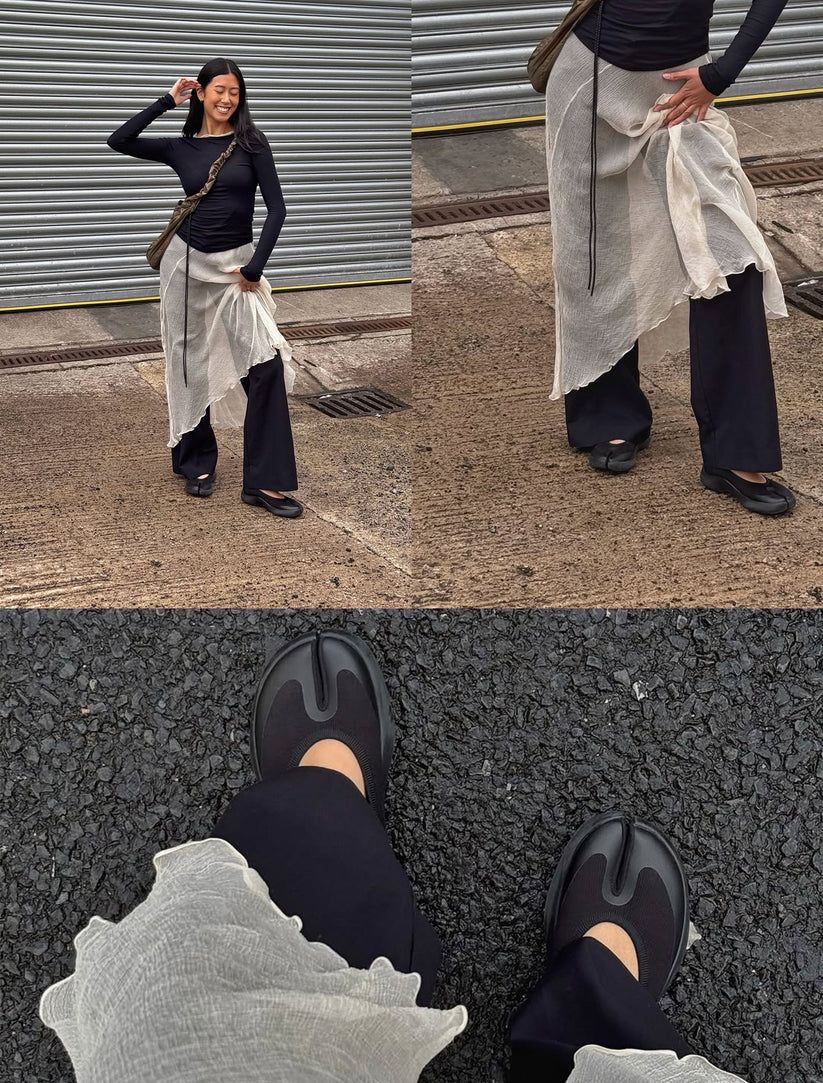 Free Shipping | Tabi Ballerina Women - Black