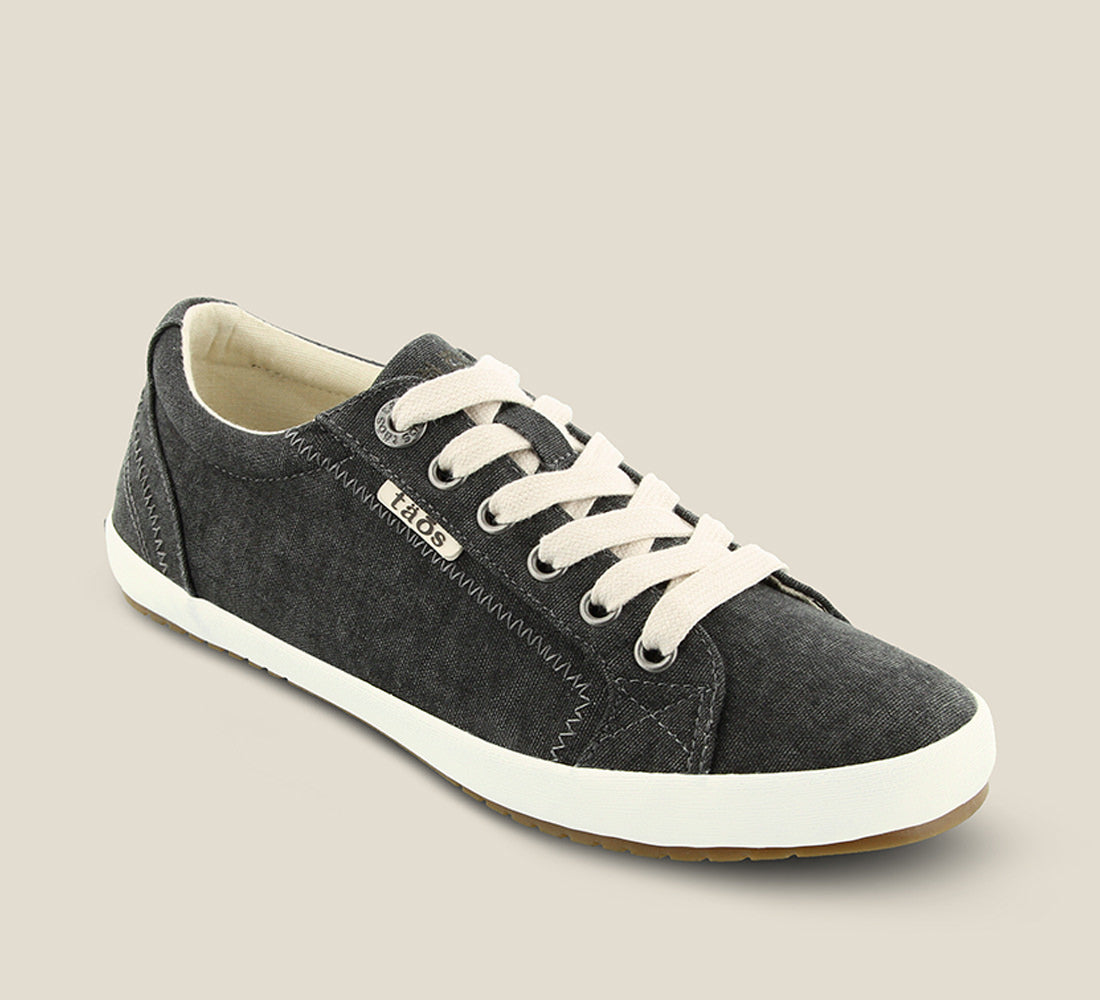 Taos | Women's Star-Charcoal Wash Canvas