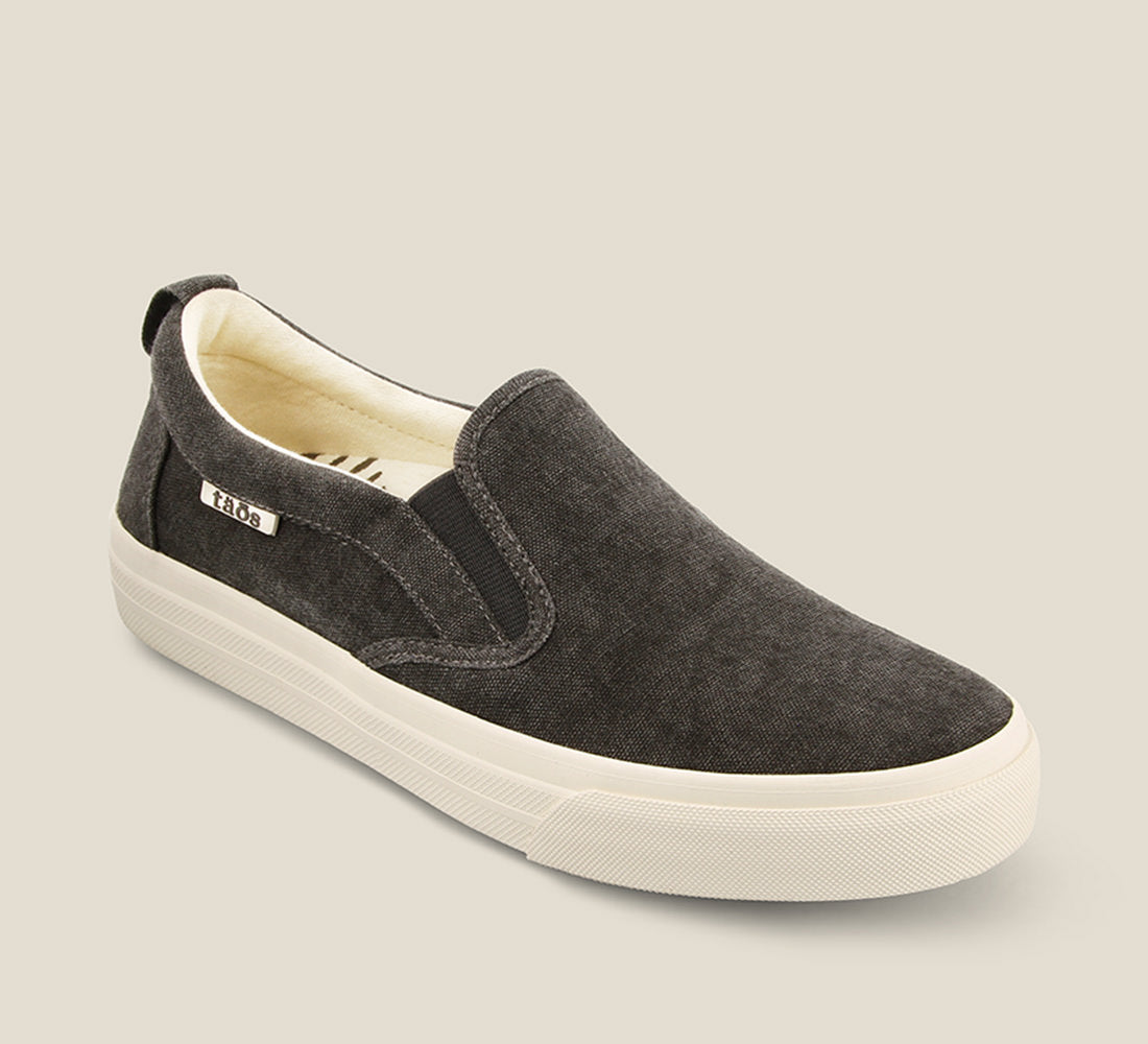 Taos | Women's Rubber Soul-Charcoal Wash Canvas